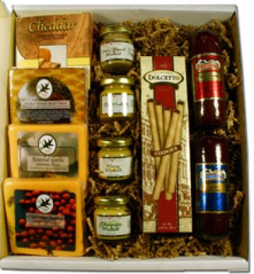 DELUXE MEAT AND CHEESE GIFT BOX