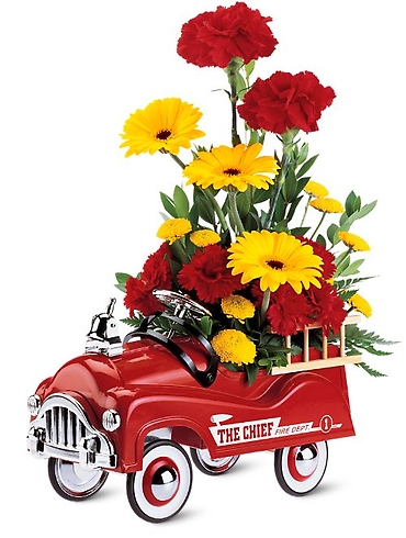 Teleflora\'s Fire Engine Bouquet