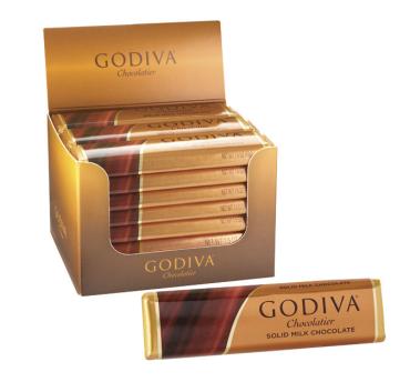 Godiva Solid Milk Chocolate Bar 1.5 oz