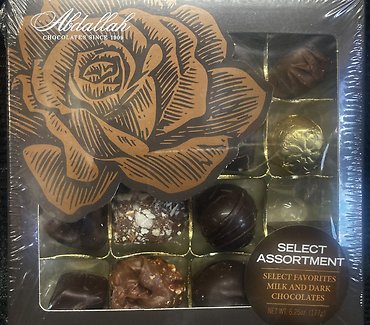 ABDALLAH SELECT CHOCOLATE ASSORTMENT BOXED 6.25oz