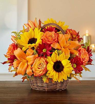 Fields Of Europe Fall Basket-Large