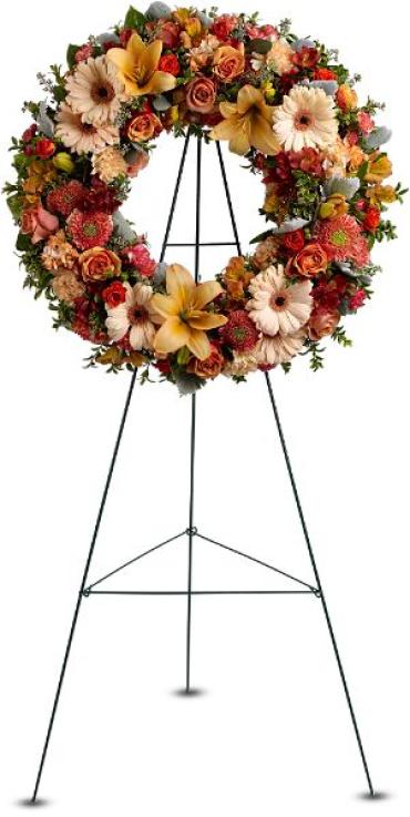 Remembrance Wreath In Fall Colors