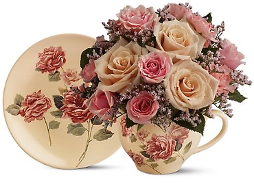 Victorian Teacup Bouquet