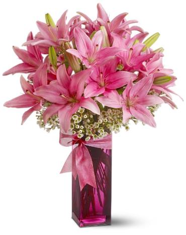 Pretty Pink Lilies