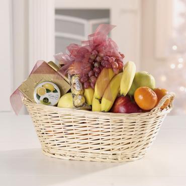 Lots Of Fruit & Gourmet Basket