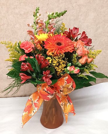 PRETTY FALL VASE