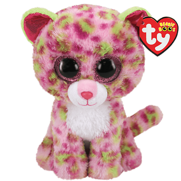 LANIEY TY BEANIE BOO PINK LEOPARD