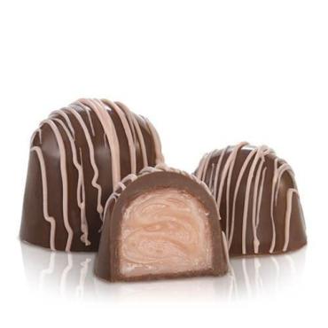 TRUFFLE:  STRAWBERRY CHEESECAKE TRUFFLE MILK CHOCOLATE .84oz