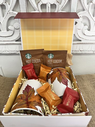 AUTUMN THANKFUL STARBUCKS COCOA MUG GIFT BOX