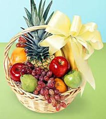 FRUIT BASKET WITH BOW