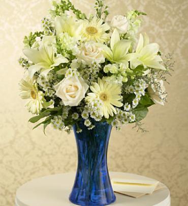 Sympathy Arrangement in White