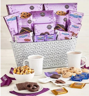 GHIRARDELLI CHOCOLATE SUPREME SPRING GIFT BASKET SPECIALPRICE!