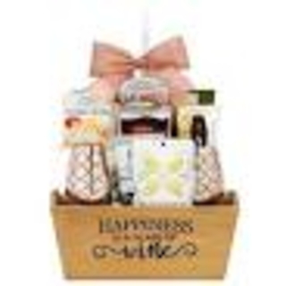 HAPPINESS IS A GLASS OF WINE GIFT BASKET