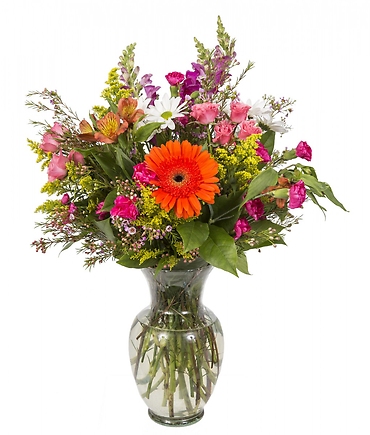 MOMS LARGE FLOWER GARDEN VASED