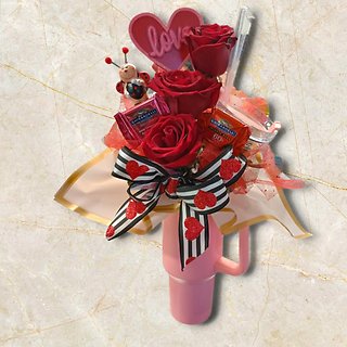 JENS LOVE MUG WITH ROSES