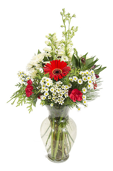 WINTERS SEASONAL VASED FLOWERS