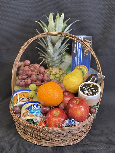 FANCIES DELIGHTFUL FRUIT, MEAT & CHEESE GIFT BASKET
