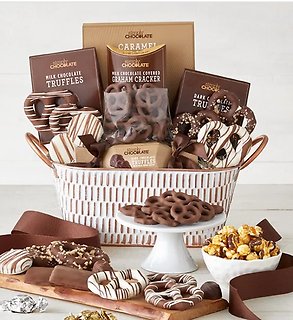 SIMPLY CHOCOLATE GRANDE SNACKING BASKET