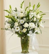 White Sympathy Vase