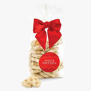 ABDALLAH WHITE PRETZELS 7oz BAG RED BOW