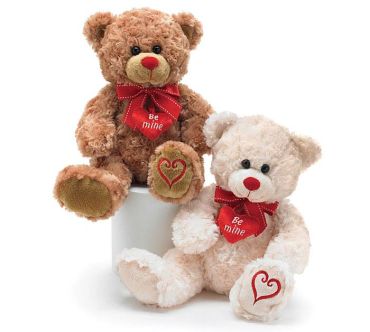 BE MINE 10\" HEART BEAR