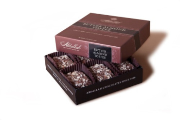 ABDALLAH BUTTER ALMOND TOFFEE 3oz BOX