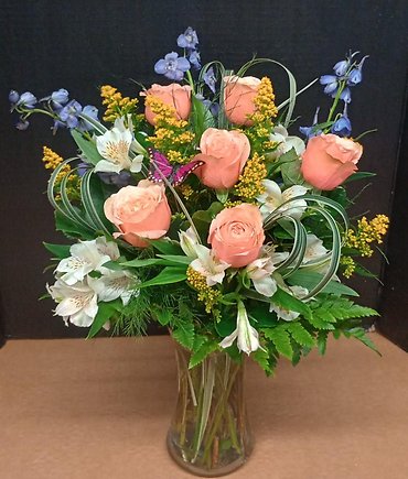 PEACHY ROSE SUMMER BOUQUET