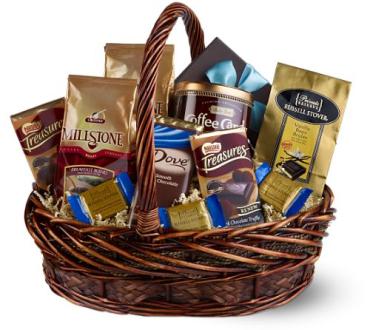 Coffee And Chocolate Gift Basket