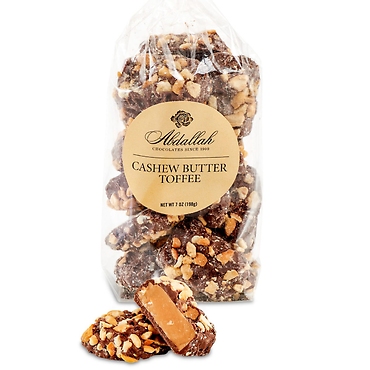 ABDALLAH BUTTTER CASHEW TOFFEE 7oz BAG