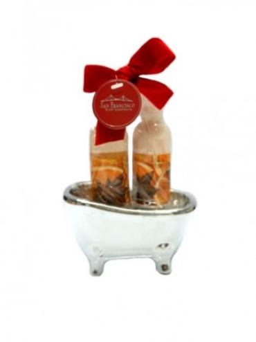 San Francisco Soap Company Mini Tub Gift Set-Orange Spice