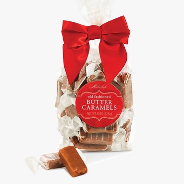 ABDALLAH WRAP CARAMELS 8oz BAG RED BOW