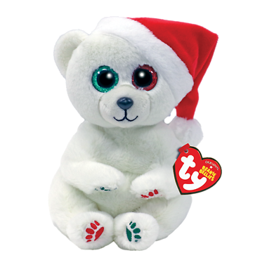 EMERY WHITE POLAR BEAR TY BEANIE BOO