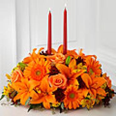 BRIGHT AUTUMN CENTERPIECE