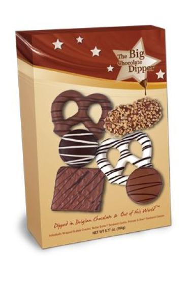 Big Dipper Belgian Chocolate Covered Pretzels & Cookies