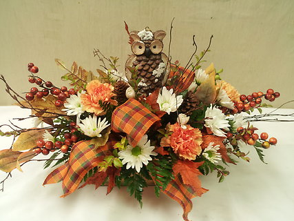 FANCIES FALL WOODLAND CENTERPIECE