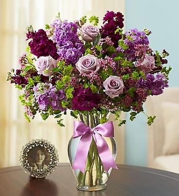 SHADES OF PURPLE ROSES FOR MOM