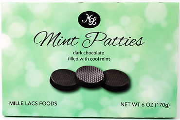 DARK CHOCOLATE MINT PATTIES DELIGHT 6oz