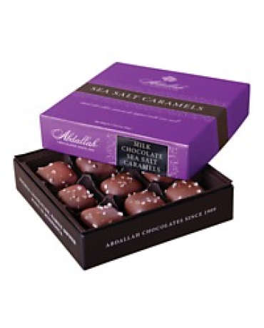 ABDALLAH SEA SALT CARMELS MILK CHOCOLATE 3oz