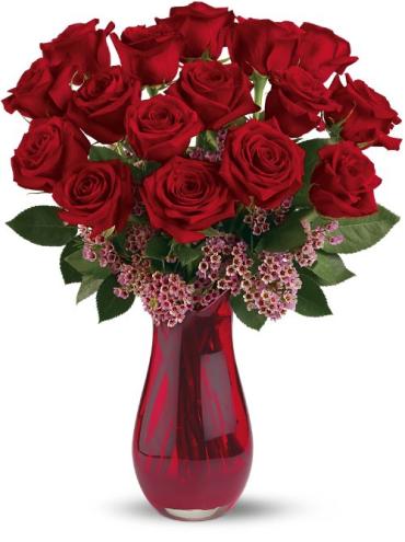 18 Red Rose Passion Bouquet