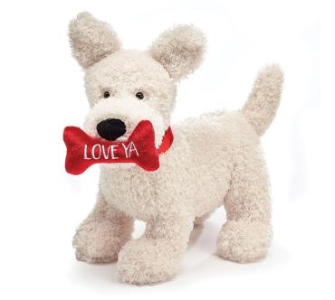 LOVE YA PLUSH VALENTINE PUPPY DOG