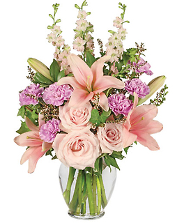 LOVELY IN PINK AND LAVENDER BOUQUET