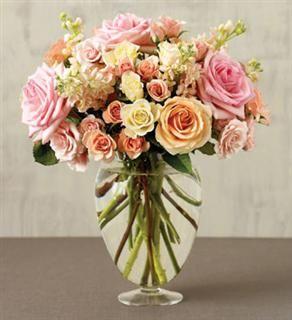 Mixed Rose and Stock Bouquet