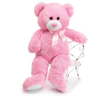 LOTS TO LOVE 36\" SUZIE PINK PLUSH BEAR