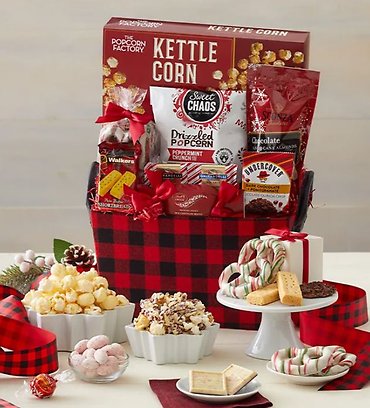 BUFFALO PLAID GIFT BASKET