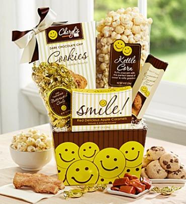 ALL SMILES SWEETS & TREATS GIFT BASKET