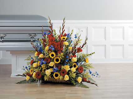 SUNFLOWER FIRESIDE BASKET