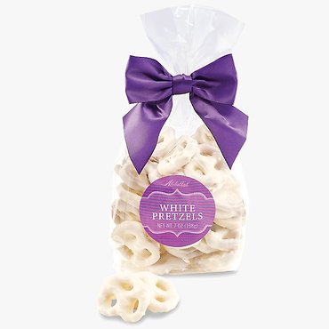 ABDALLAH WHITE CHOCOLATE PRETZELS 7oz