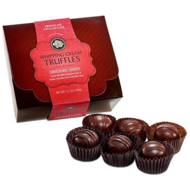 ABDALLAH CHOCOLATE LOVERS WHIPPING CREAM TRUFFLES 5.1oz