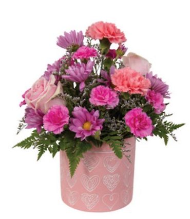 LOVE OF MY LIFE WITH PINK ROSES