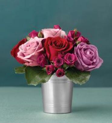 Julep Cup Of Mixed Roses